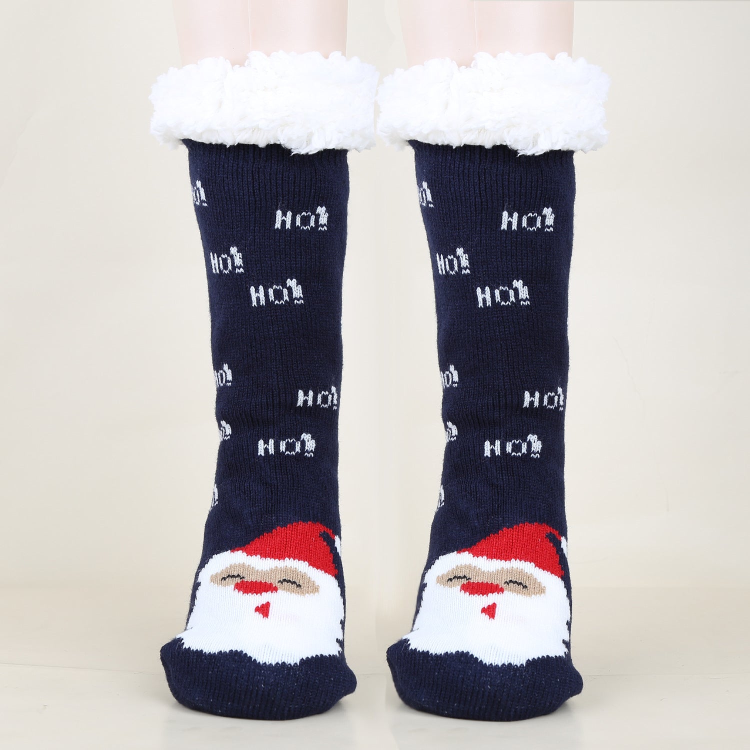 Gemusterte Wintersocken