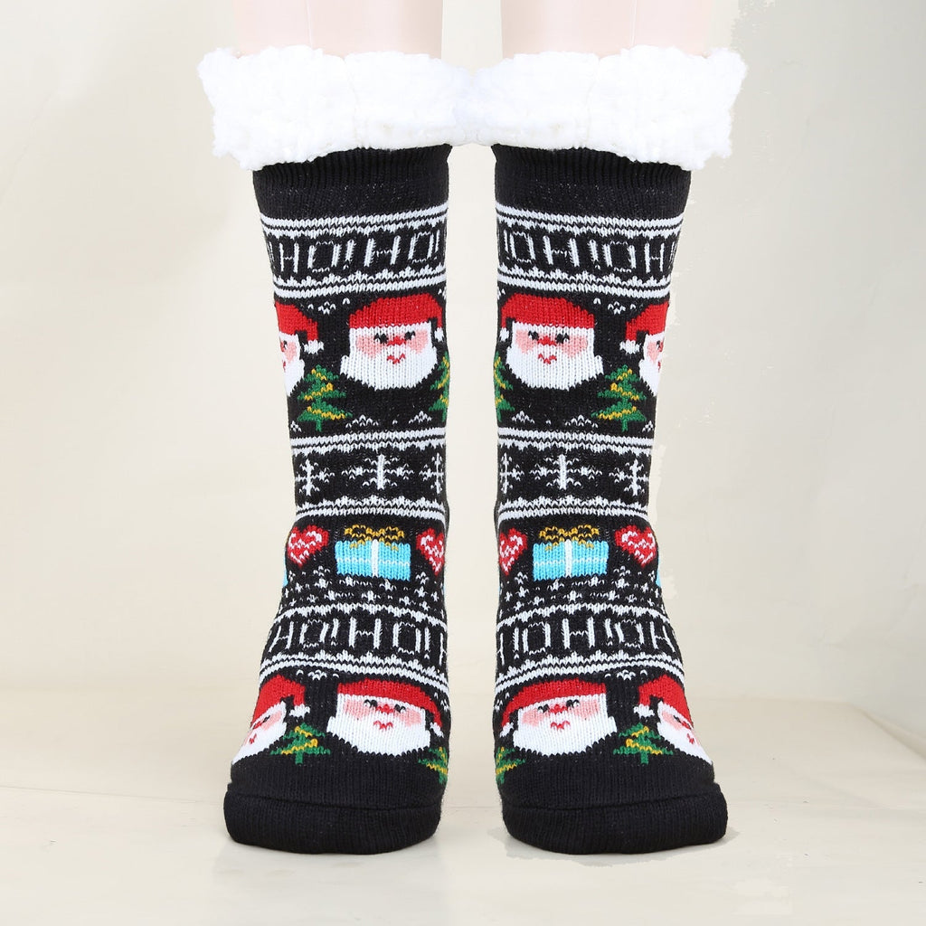 Gemusterte Wintersocken