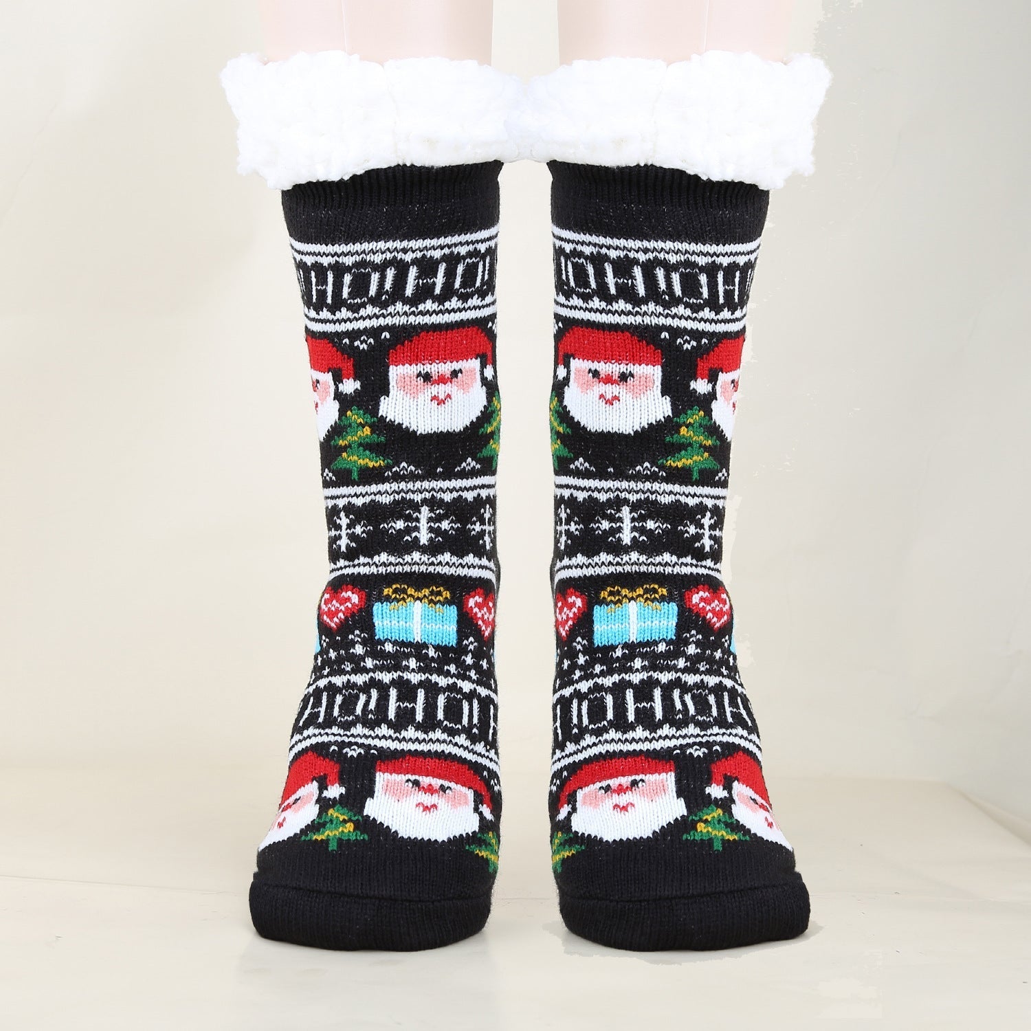 Gemusterte Wintersocken
