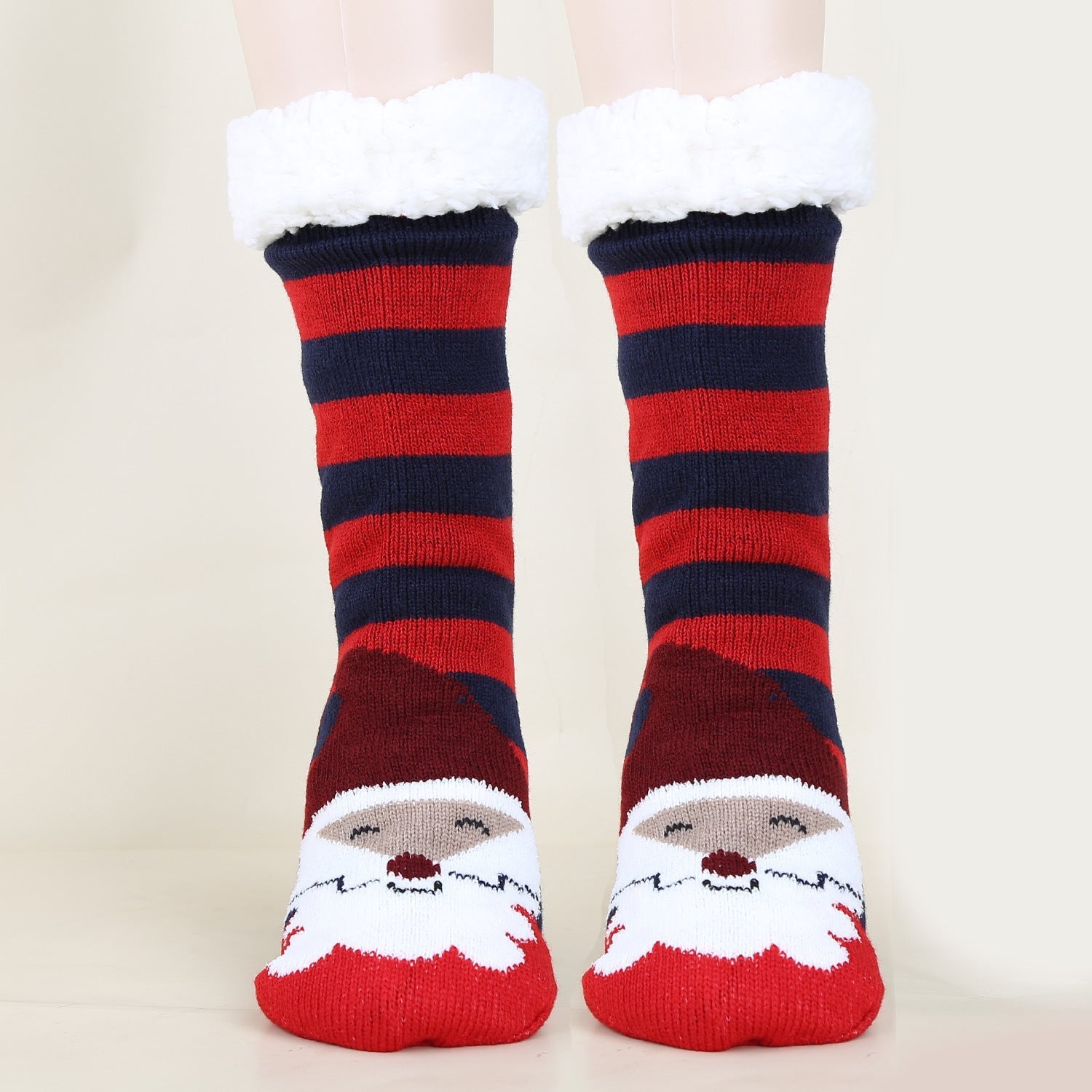 Gemusterte Wintersocken