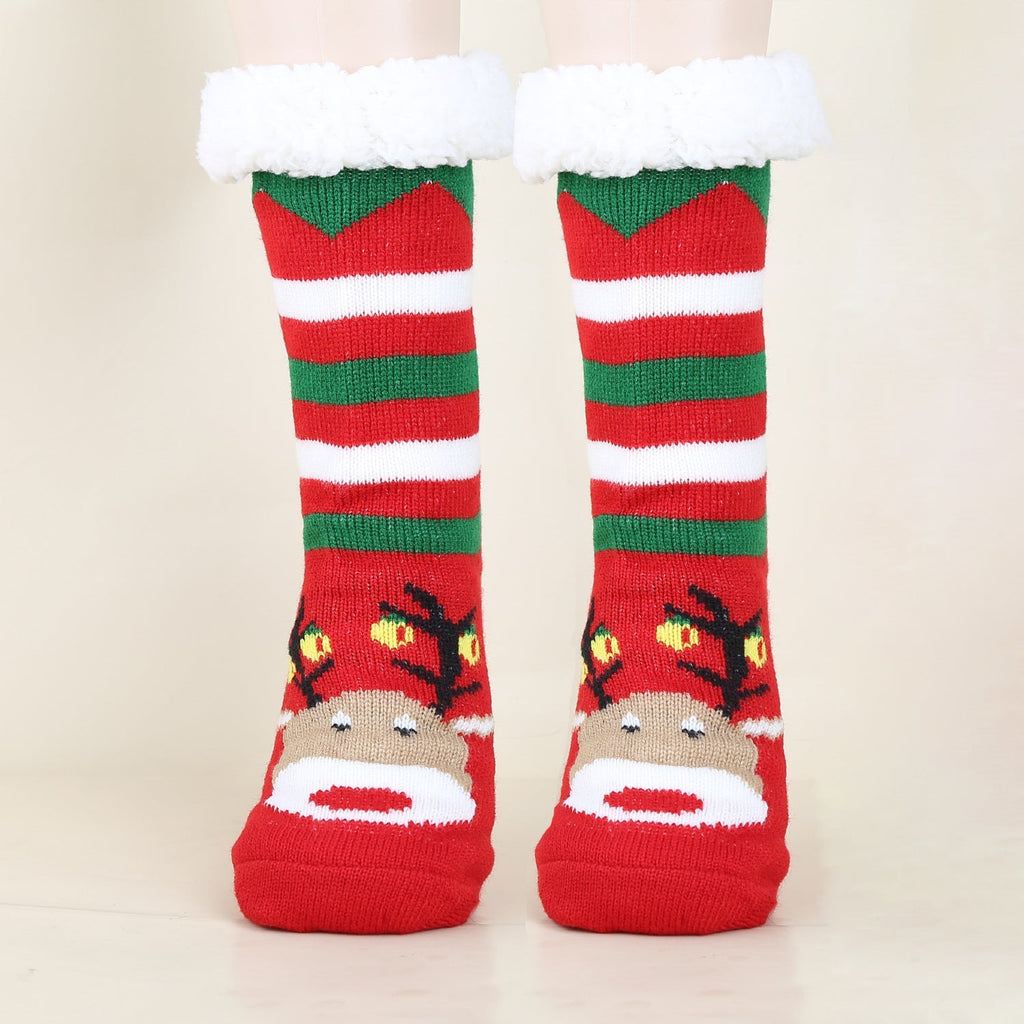 Gemusterte Wintersocken