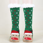 Gemusterte Wintersocken
