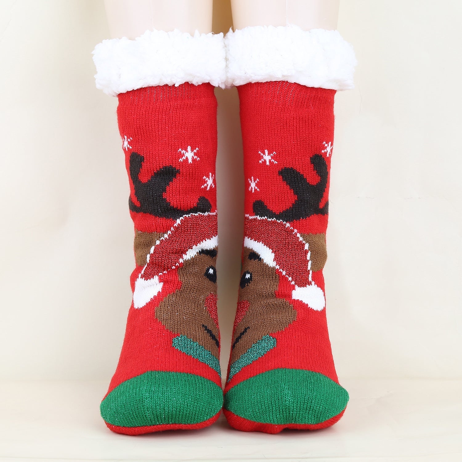 Gemusterte Wintersocken