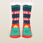 Gemusterte Wintersocken
