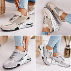 Jana – Stylische Schnürschuhe mit Leopardenmuster für einen trendigen Look