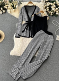 Danissa - Dreiteiliges Set mit modischem Aufdruck