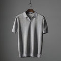 STEFAN  - V-gestricktes Poloshirt