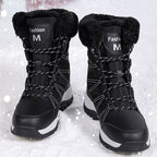 Gepolsterte Winterstiefel mit Warmfutter - Enna