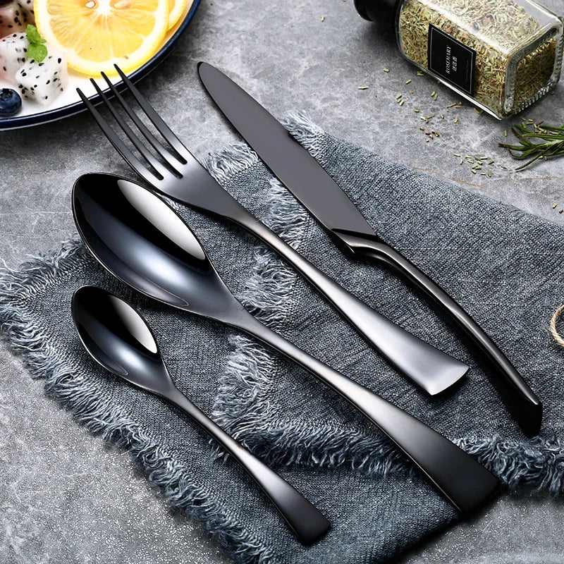 Onyx Schwarz Silber Gourmé