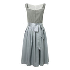 Damen Oktoberfest Dirndl Kleid mit Quadratkragen - Hildegard