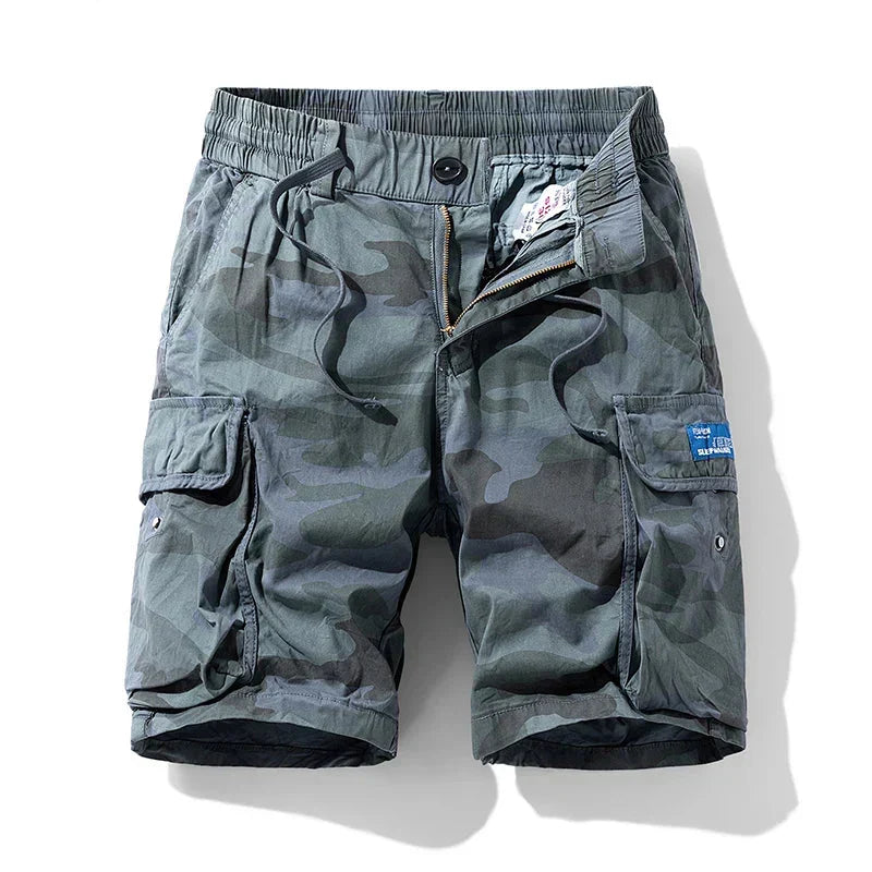 Tarnfarbene Cargo-Shorts mit Seitentaschen für Männer - Malta