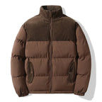 Unisex-Steppjacke mit Korddetails - Aiden