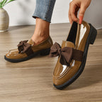 Lässige Damen Slipper mit Schleife vorne - Camila