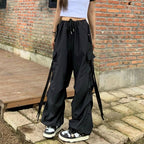Franca Hose - Damen Baggy Pants mit großen Taschen im Retro-Stil