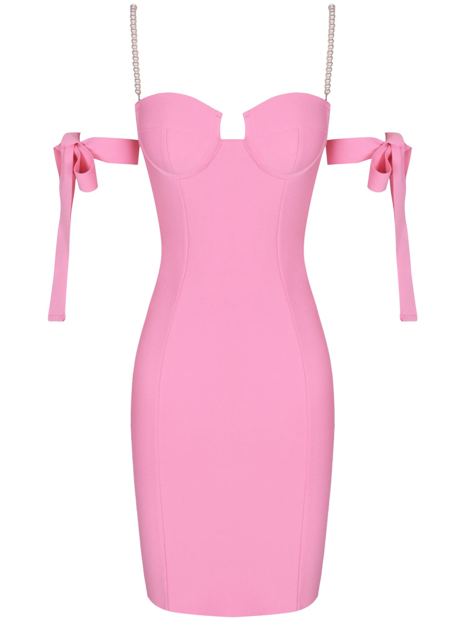 Xenia - Eng anliegendes Kleid mit Streifen