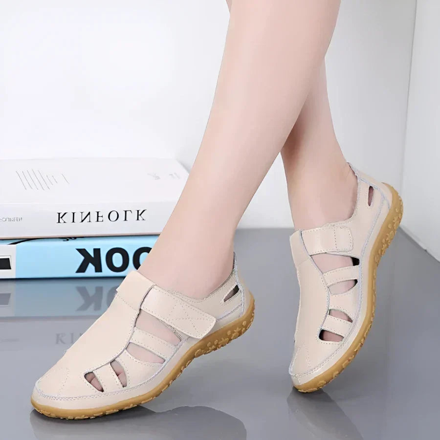 Salas - Vintage-Sandalen aus echtem Leder