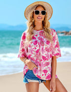 Shanee - Geblümte Bluse mit Ärmeln