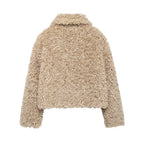 Damen-Teddyjacke mit Schnallenverschluss - Keren