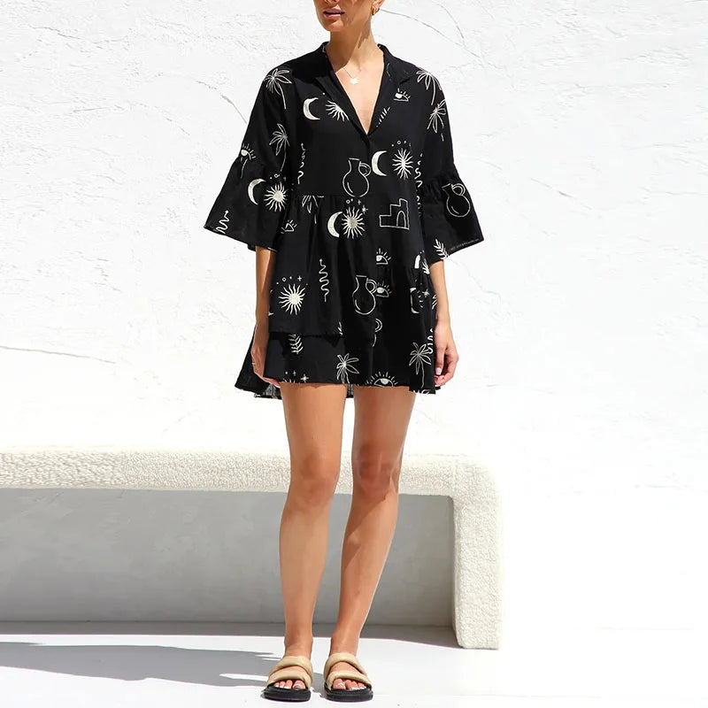 Amanda Bedrucktes Kleid