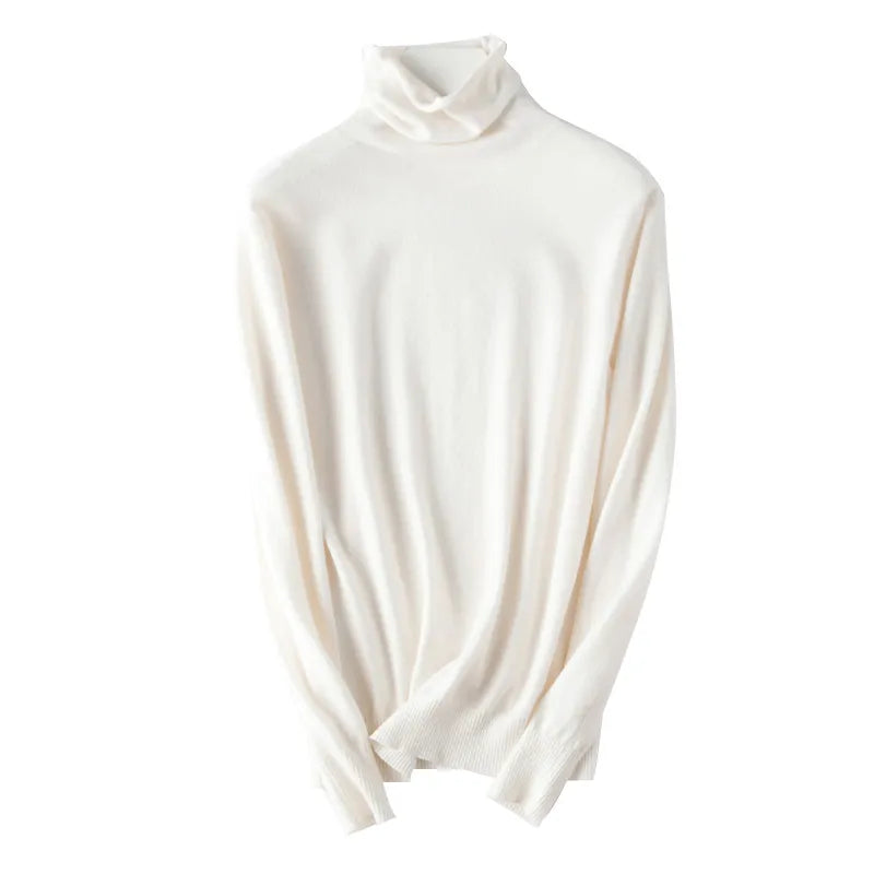Caro - Bedeckter Schnitt Rollkragenpullover für Frauen
