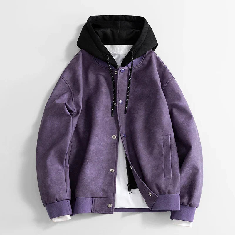 Vegane Freizeitjacke mit Kapuze für Männer - Peterson