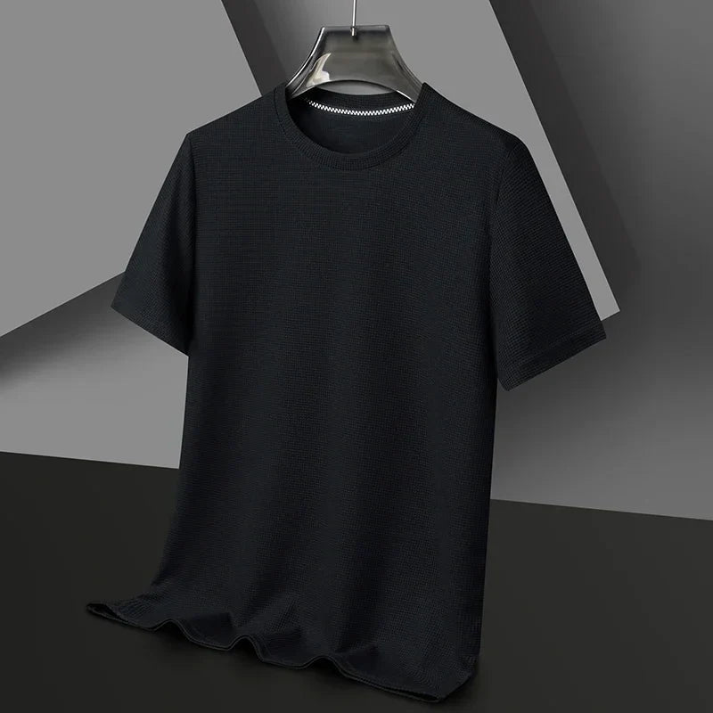 Herren Kurzarm T-Shirt – Texturiert & Rundhals