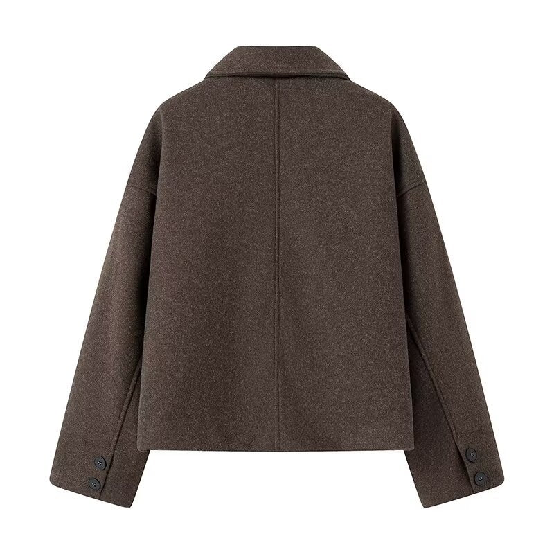 Weiche Jacke mit Rollkragen - Irvène