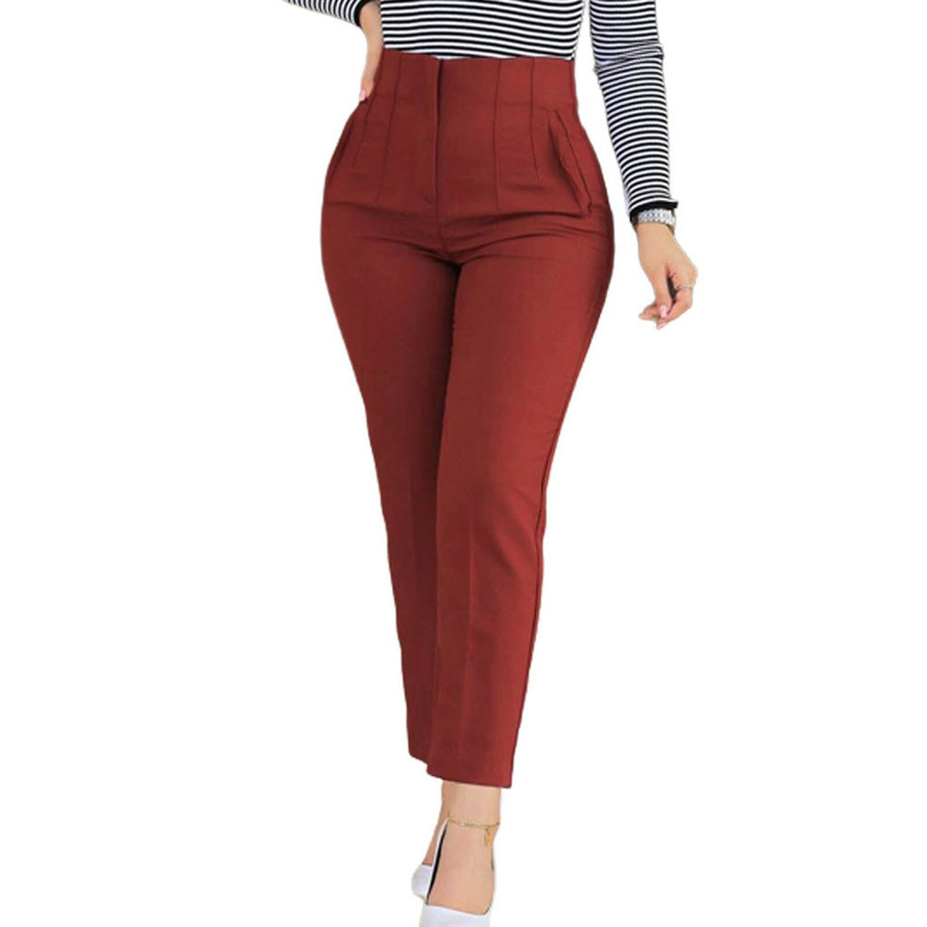 Allegra Hosen - Damen High-Waist Slim-Fit Hose für einen eleganten Look