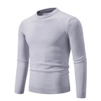 Herrenstrickpullover mit langen Ärmeln und Rundhalsausschnitt - Odrin
