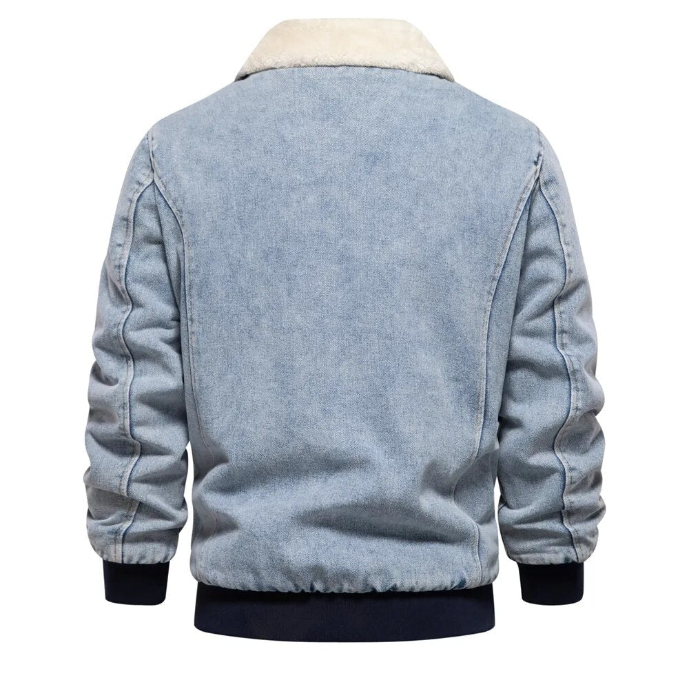 Sherpa Komfort in Denimjacke
