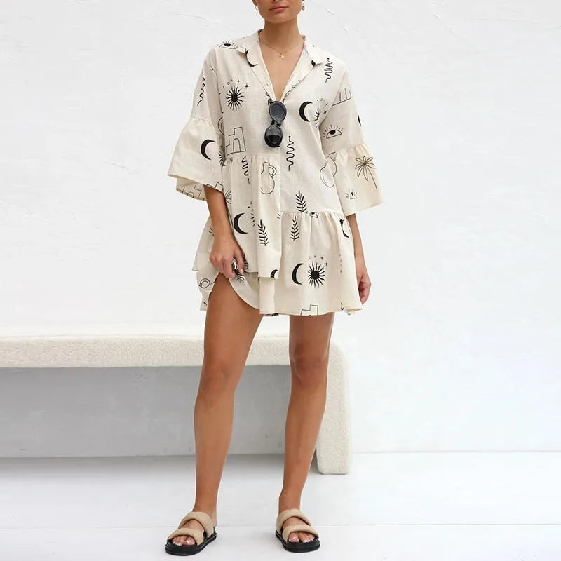 Amanda Bedrucktes Kleid