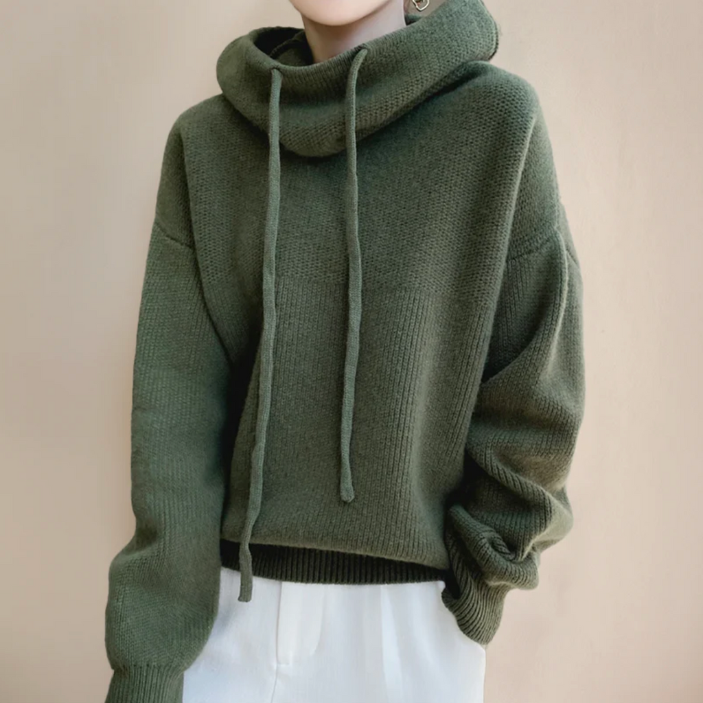 MERINO - WOLL-ROLLKRAGENPULLOVER