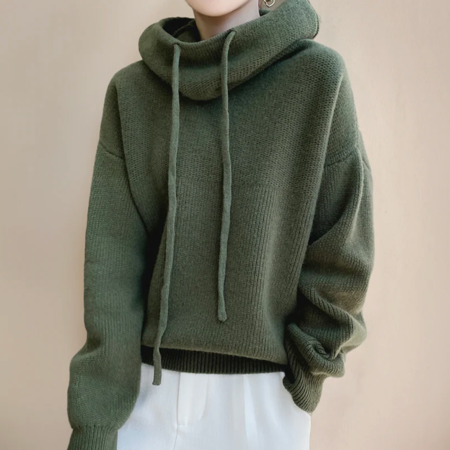 MERINO - WOLL-ROLLKRAGENPULLOVER