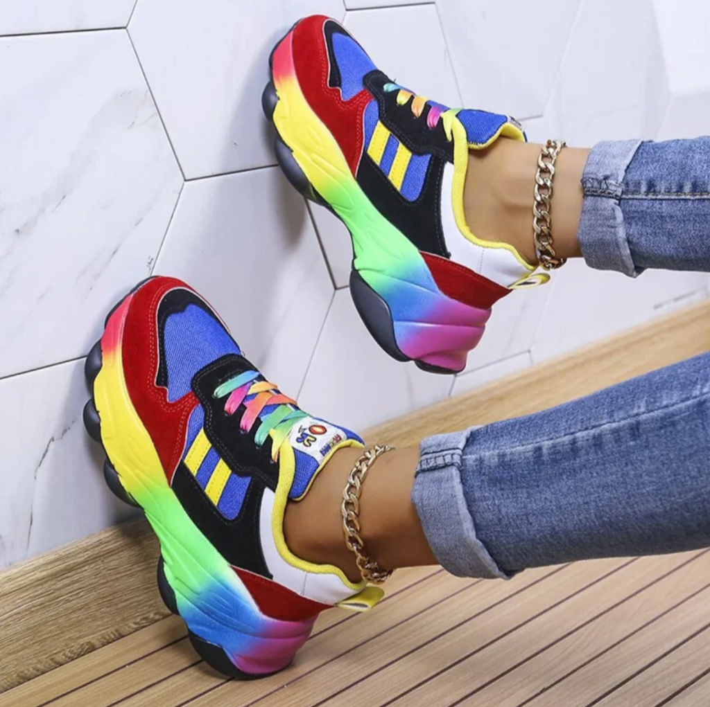 ARIZEL - Bunte, modische orthopädische Turnschuhe