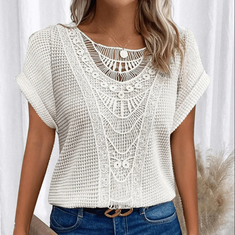 Amelia Bluse Damen – Luxuriös und Luftig