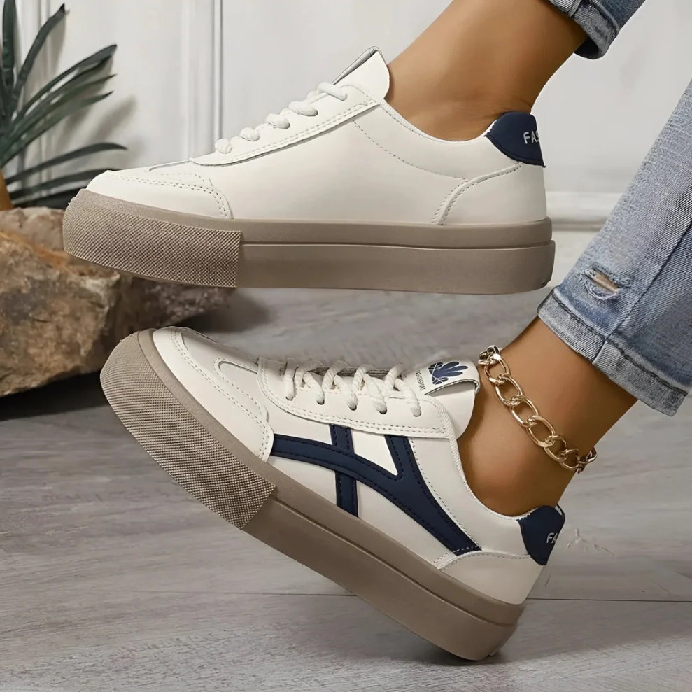 Maya Gestrickte Schnür-Sneaker Damen – Flexibel und Komfortabel