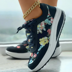 Luisa – Sommerliche Canvasschuhe mit floralem Muster für Damen