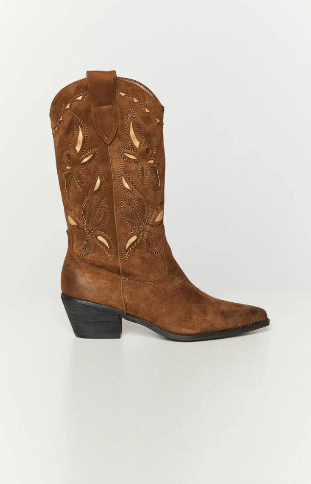 Lena Bestickte Cowboystiefel Damen – Handwerkskunst und Charme