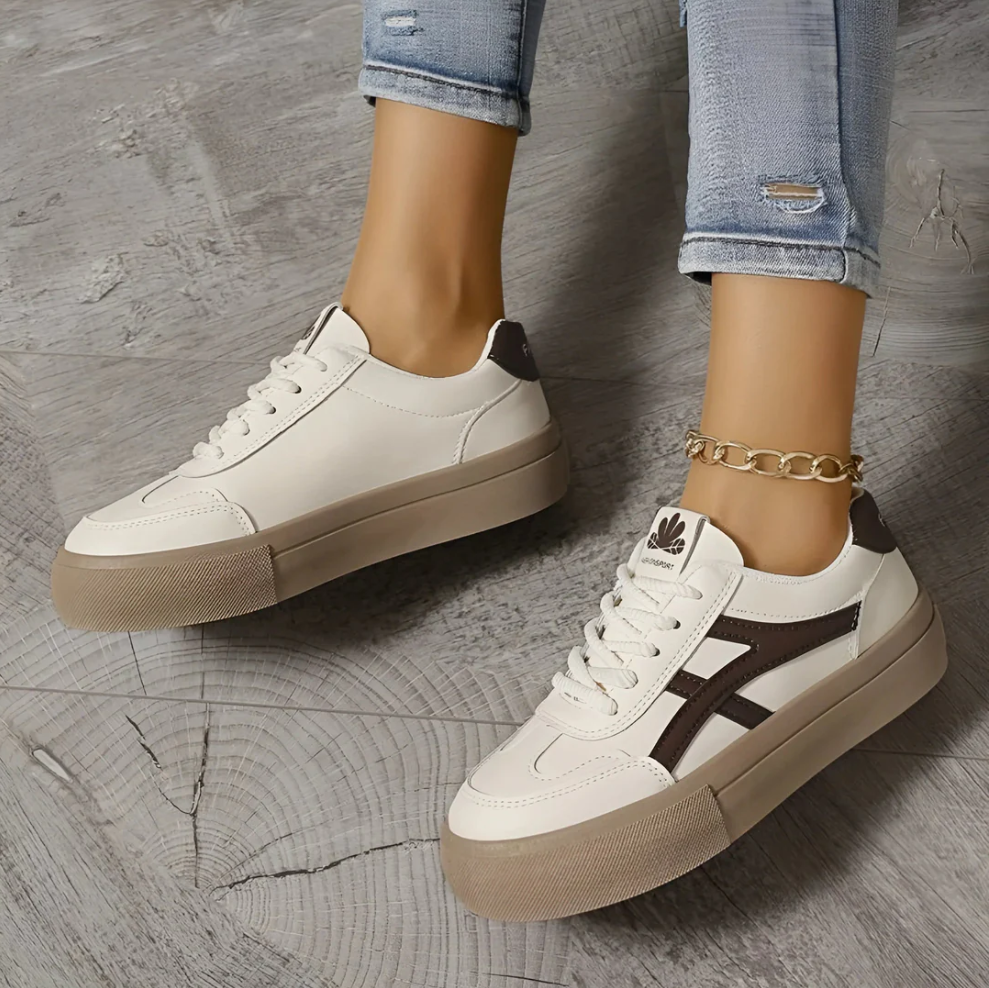Maya Gestrickte Schnür-Sneaker Damen – Flexibel und Komfortabel