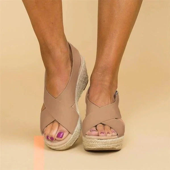 Sommerliche Elegante Espadrille Sandalen für Damen