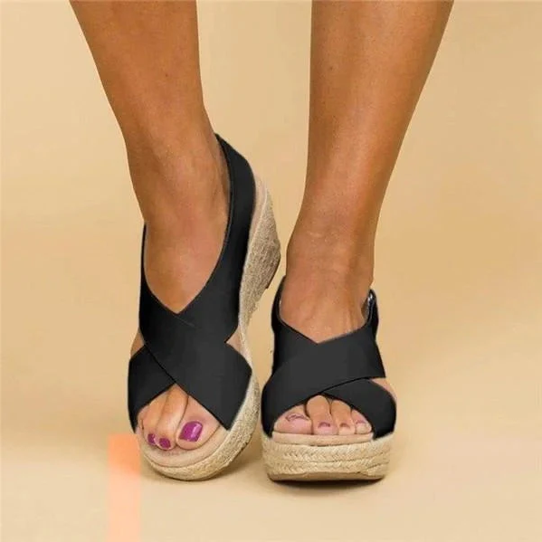 Sommerliche Elegante Espadrille Sandalen für Damen