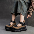 Plateau-Riemen-Schuhe - Rinoa
