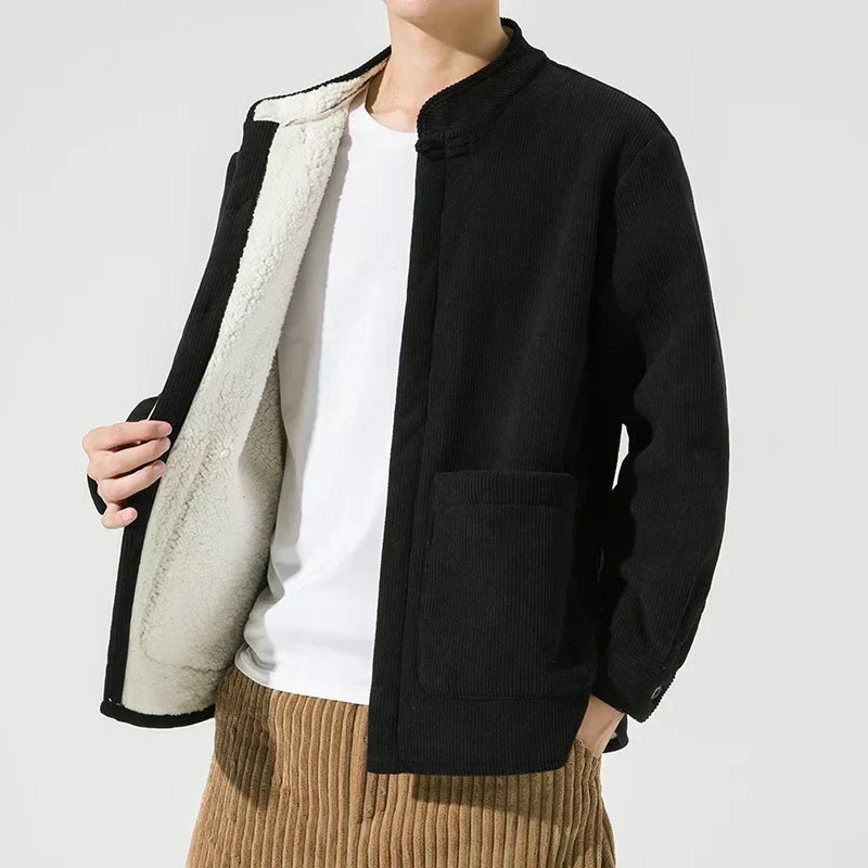 Leichte Herren-Cordjacke mit großen Taschen - Boaz