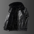 Vegane Lederjacke mit Kragen - Liam