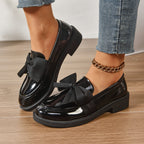 Lässige Damen Slipper mit Schleife vorne - Camila