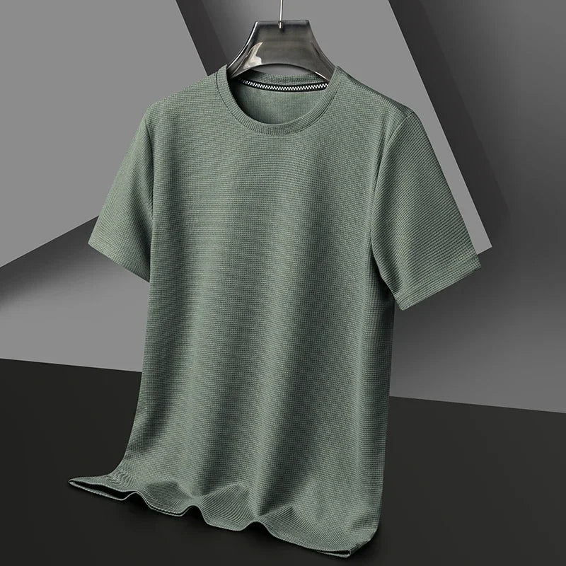 Herren Kurzarm T-Shirt – Texturiert & Rundhals