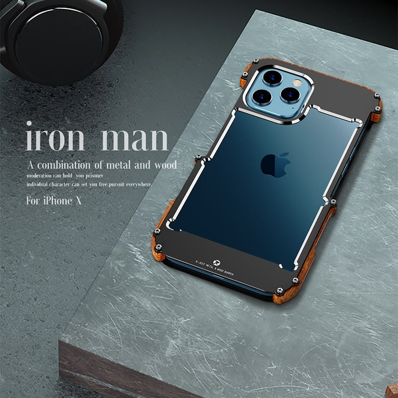 iPhone Case mit Holzveredelung