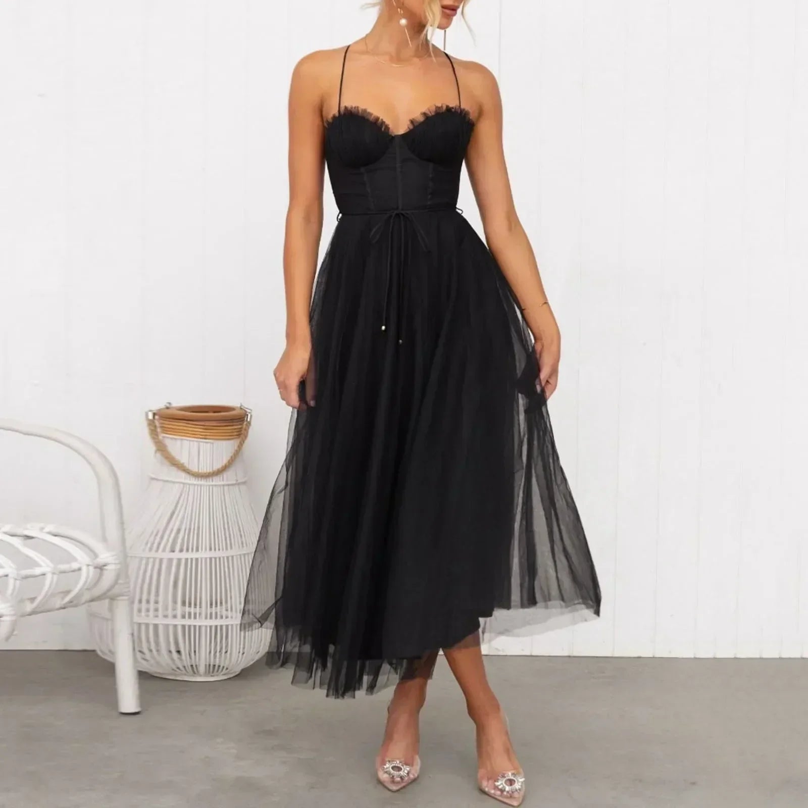 Madeline - Abendkleid aus Mesh
