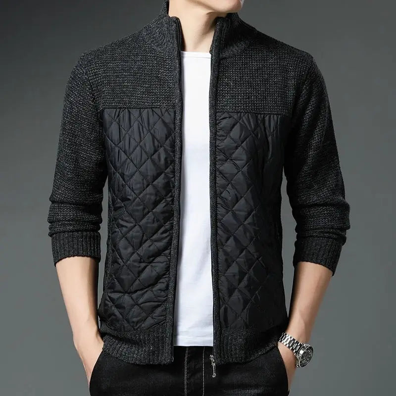 Gesteppte Strickjacke für Männer - Foster