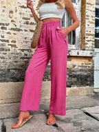 Karely - Lose Hose mit hoher Taille